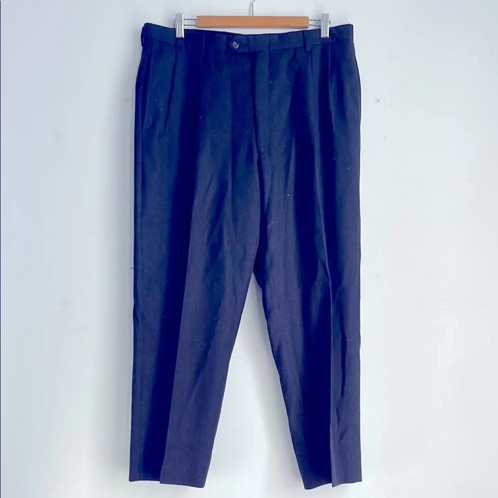Austin Reed Super 100’s wool pleated dress trouser pants